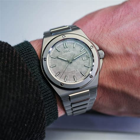 iwc ingenieur titanium watch.